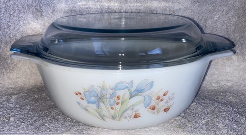 Vintage pyrex england blue - pyrex,