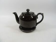 Vintage  English  Brown “Betty” Tea Pot With Lid & Stand-   SMALL     1/2 Pint.