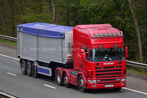 Truck photo 12x8 scania 164 - truck,