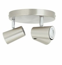 Adjustable Ceiling Light Spotlight Argos Home 3 Light Plate - Chrome 7567395