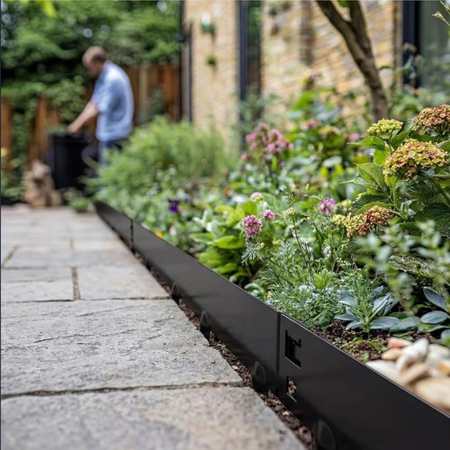Metal garden edging corten - metal,