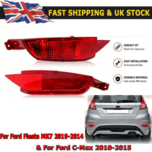 2pc rear bumper - reflector, tail