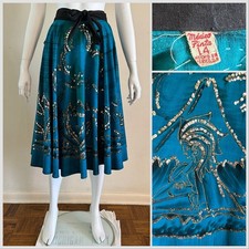 1950s Mexican Folk Wrap Skirt