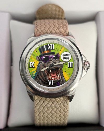 Funny pop animal art - animal, hippo