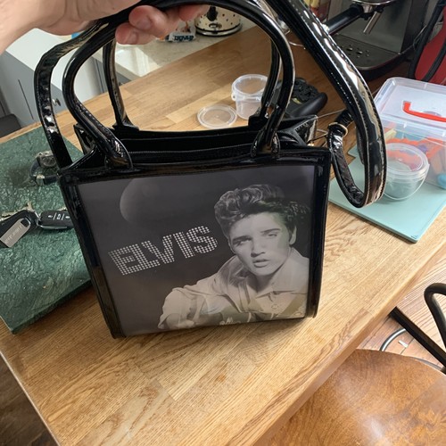 Elvis holographic handbag - handbag, with