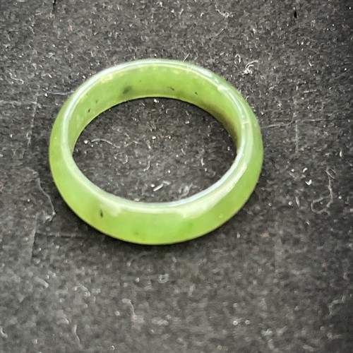 Genuine dark green jade ring - genuine,