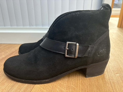 Ugg black suede - ugg, heel