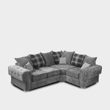 Verona Scatter Back Grey Sofa