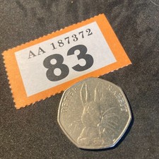 🐰 Peter Rabbit 50p Coin