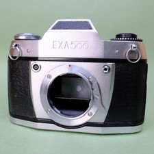 EXA 500 35mm Slr Film Camera Jammed, Will Not Wind Or Fire, Focus Screen Damage