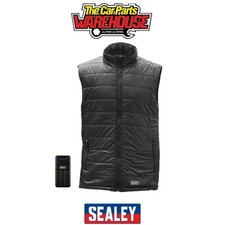 Sealey HG01KIT 5V Heated Puffy Gilet with Power Bank 10Ah - 44" to 52" Ches
