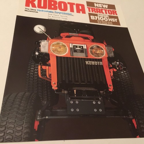 Kubota diesel tractor b7100hst - kubota,