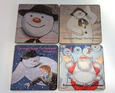 Raymond Briggs The Snowman 4 Hard Back Board Books. 1985 Full Set First Editions