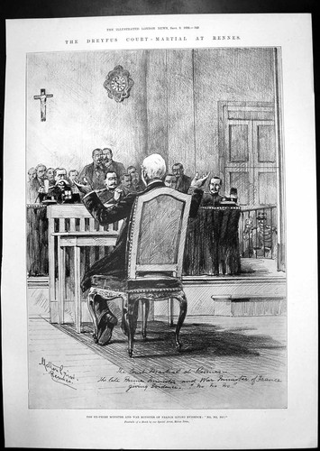 Old dreyfus court martial - dreyfus, court-martial