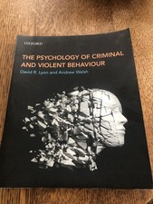 The Psychology Of Criminal And