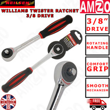 Neilsen Williams 3/8in Twister Ratchet Push Thru Head Rotating Handle – CT2616