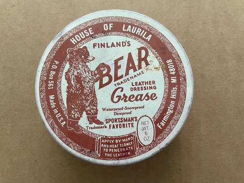 Vintage finland bear leather - bear,