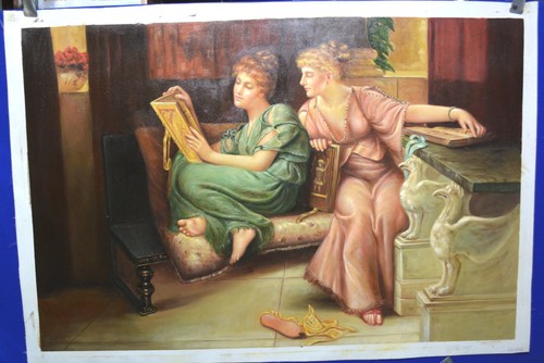 Hand painted oil - painted, painting