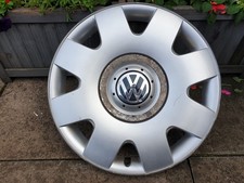 One Genuine Volkswagen Beetle 16" Wheel Trim Hub Cap x1 VW