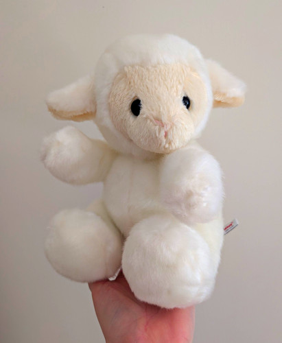 Aurora lamb plush soft toy - soft,