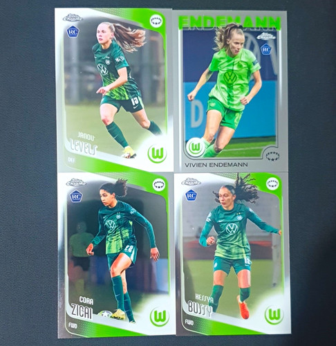 Topps chrome vfl wolfsburg - chrome,