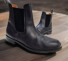 Toggi Ottowa - Black Premium Leather Jodhpur Boots - Adults UK 9 