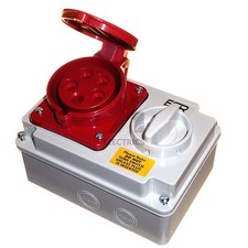 32A 5 Pin Interlock Socket