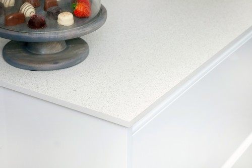 White terrazo compact - terrazo, laminate