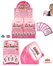 24 x HEN PARTY DARE CARDS Hens