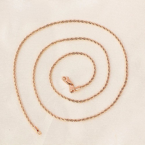 9ct rose gold - rose, plated