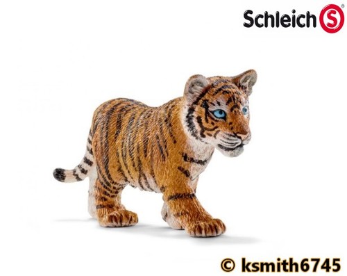 Schleich tiger cub plastic toy - schleich,