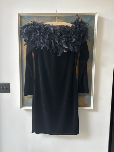 Vintage 80s leana london - leana, black