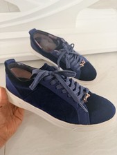 Ted Baker Velvet Blue Trainers Size UK 5 laces bellamor kulei