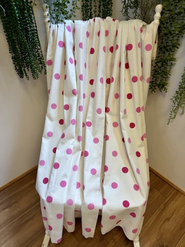 John lewis pink white spotted - lewis,