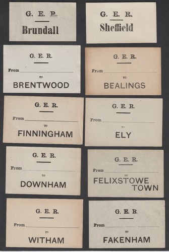 Ten old luggage - ten, all