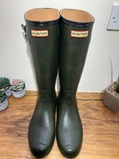 Vintage Hunter Wellies Olive