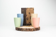 Eco-Friendly Unbreakable Drinking Cups, Set Of 6 Stackable, Reusable Tumbler