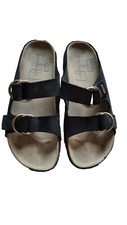 Mens Navy Flip-Flops Leather Two Straps Ted Baker Size 10