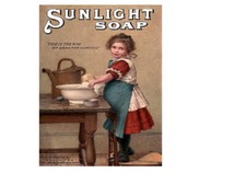SUNLIGHT SOAP Retro Metal Sign