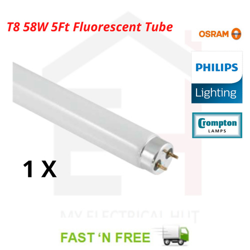 58w 5ft fluorescent - 5ft, tube