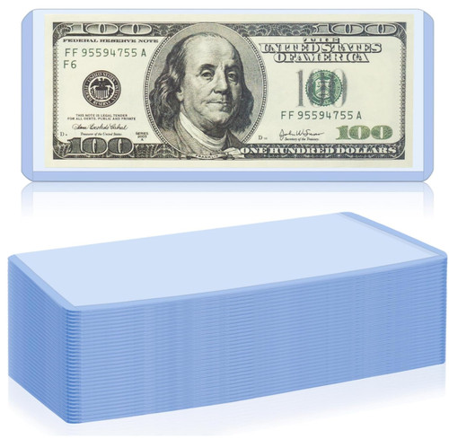 Pack clear money holders - money,