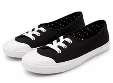 TU Black Canvas Trainers Pumps