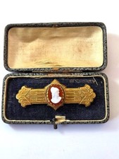 Victorian Cameo Pin in