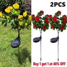 42 LED Solar Power Rose Flower