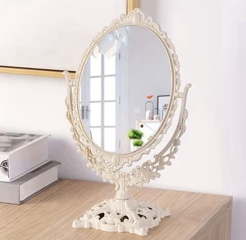 Vintage makeup mirror vanity - makeup,