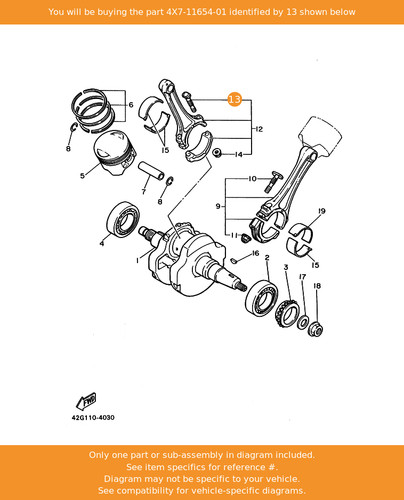 Yamaha bolt connecting rod - yamaha,