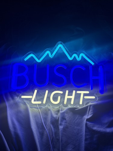 Busch light beer mountain - busch, led