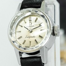**NEAR MINT** Vintage 1965 OMEGA Ladymatic Cal.661 AT+MT Silver Dial 17mm Ladies