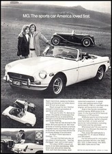 1973 MG MGB White Convertible