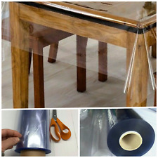 Clear Transparent PVC Tablecloth Table Protector Waterproof 0.25mm